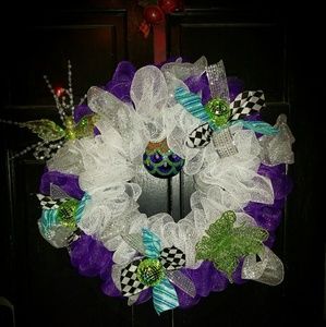 Custom whimsical door wreath